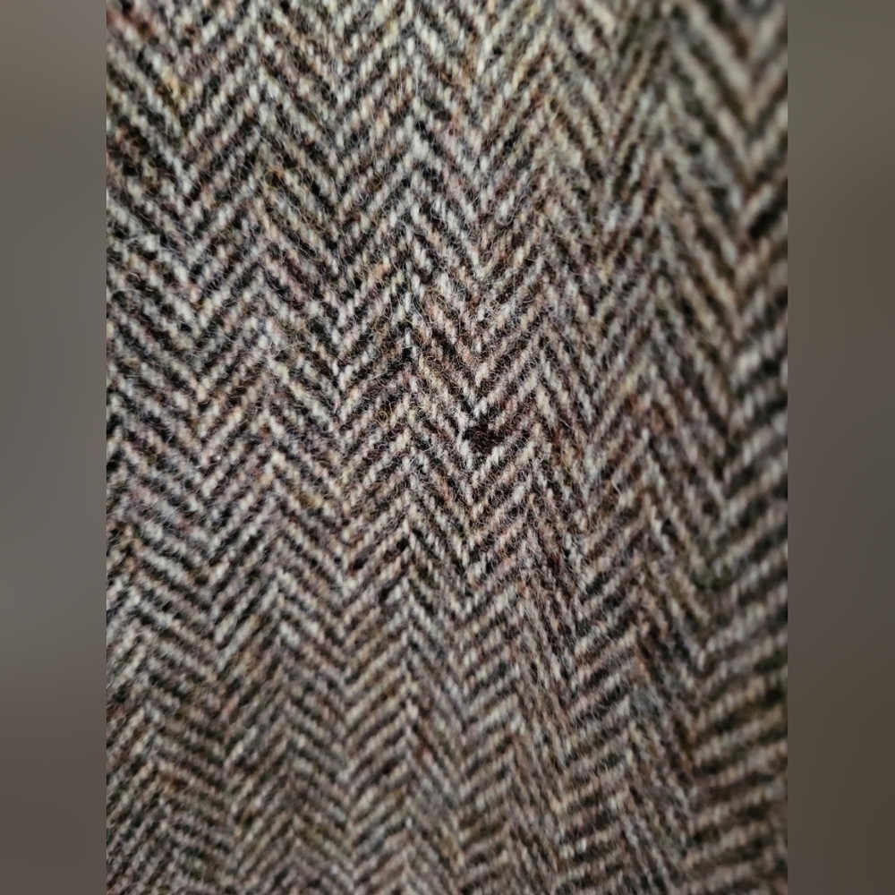 John Weitz by Palm Beach men's coat multicolor herringbone 100% wool 46 - Picture 9 of 12